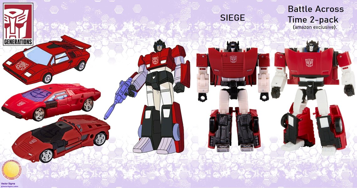 Transformers G1, SIEGE, Battle Across Time Sideswipe Compared (1 of 1)